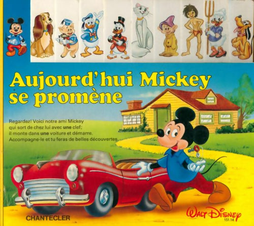 Livrenpoche : Aujourd'hui Mickey se promène - Disney - Livre