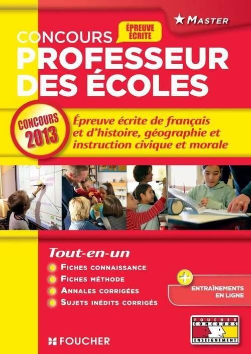 Livrenpoche : Concours professeurs des écoles 2013 : Epreuve écrite de français et d'histoire, géographie et instruction civique et morale - Isabelle Lebrat - Livre