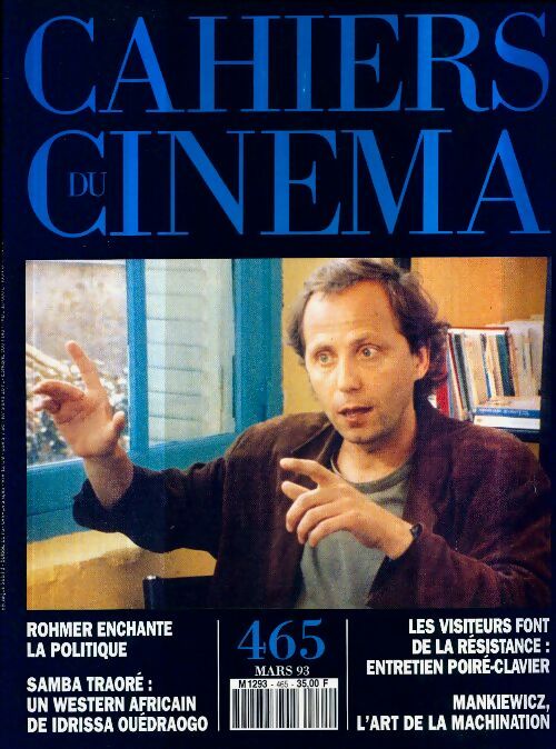 Livrenpoche : Cahiers du cinéma n°465 - Collectif - Livre