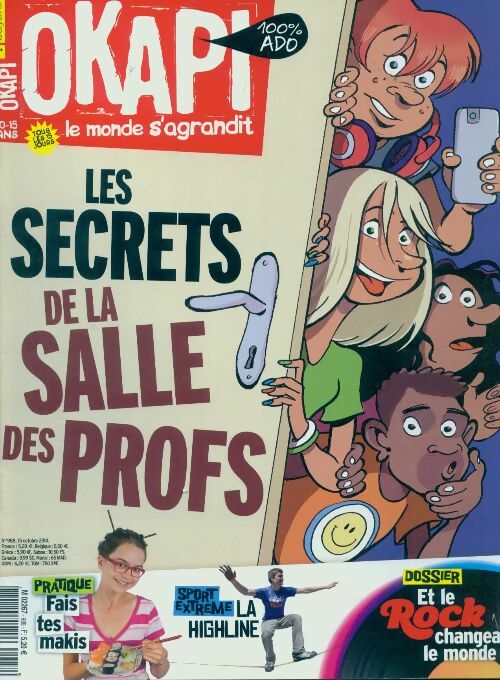 Livrenpoche : Okapi n°988 : Les secrets de la salle des profs - Collectif - Livre