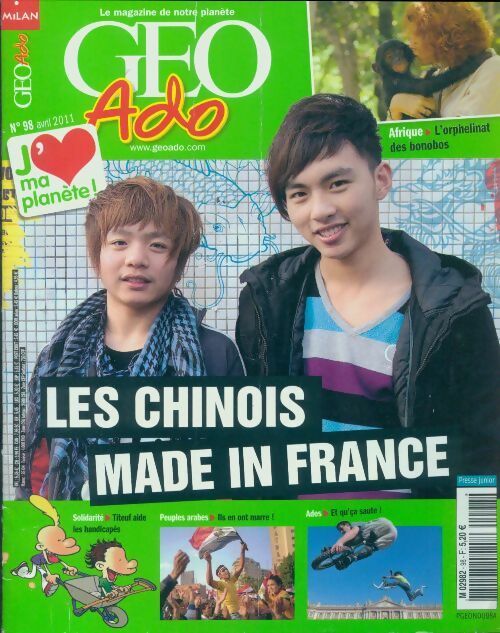 Livrenpoche : Géo Ado n°98 : Les chinois en France - Collectif - Livre