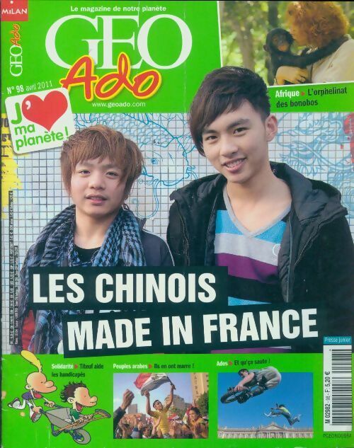 Géo Ado n°98 : Les chinois en France - Collectif -  Géo ado (revue) - Livre