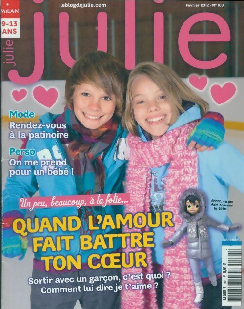 Livrenpoche : Julie n°163: Quand l'amour fait battre ton coeur - Collectif - Livre
