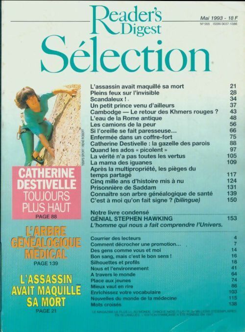 Livrenpoche : Reader's digest sélection n°555 - Collectif - Livre