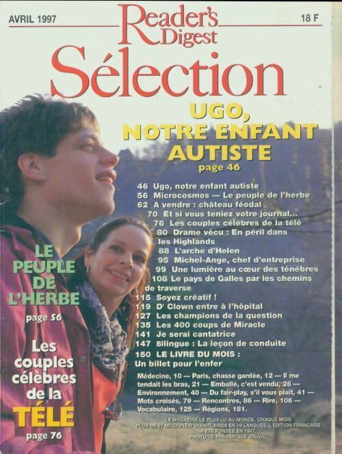 Livrenpoche : Reader's digest sélection avril 1997 - Collectif - Livre