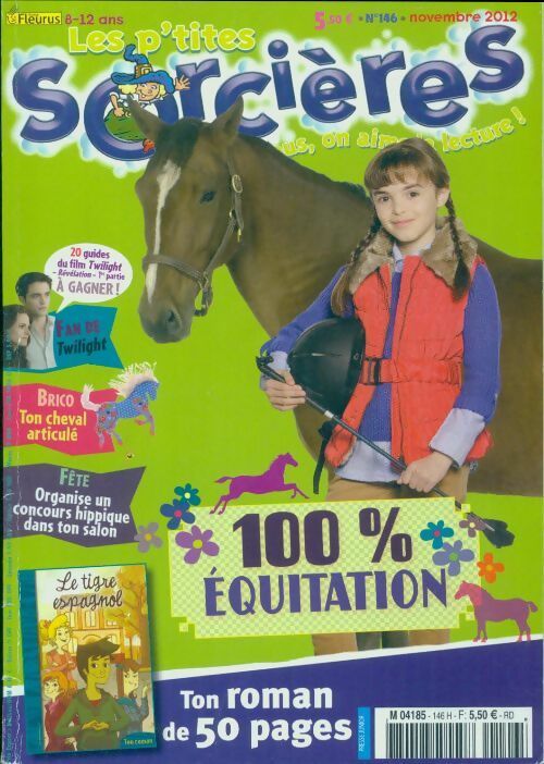 Livrenpoche : Les p'tites sorcières n°146 : 100% équitation - Collectif - Livre