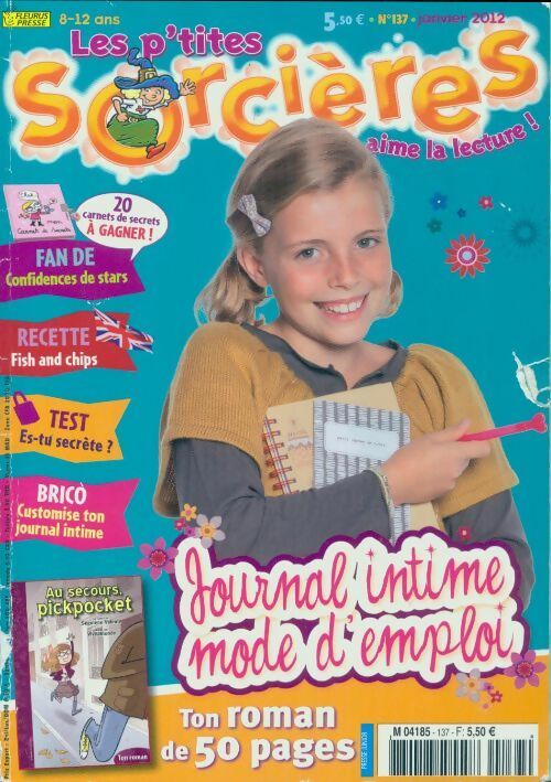 Livrenpoche : Les p'tites sorcières n°137: Journal intime, mode d'emploi - Collectif - Livre
