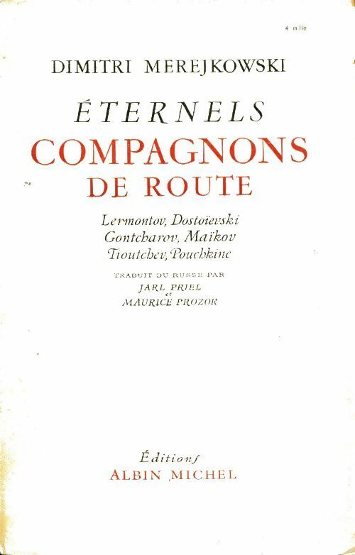 Livrenpoche : Éternels compagnons de route - Dmitri Mérerjkowsky - Livre