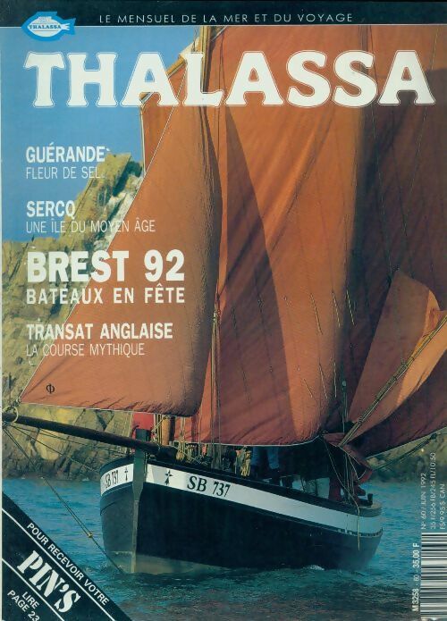 Livrenpoche : Thalassa n°60 : Brest 92 - Collectif - Livre