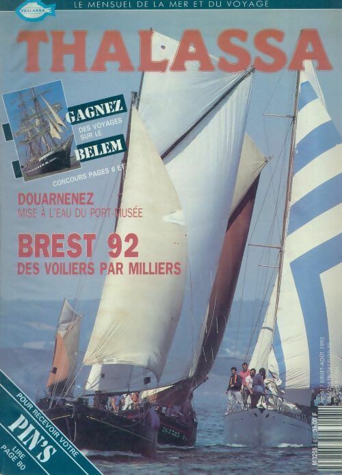 Livrenpoche : Thalassa n°61: Brest 92 - Collectif - Livre