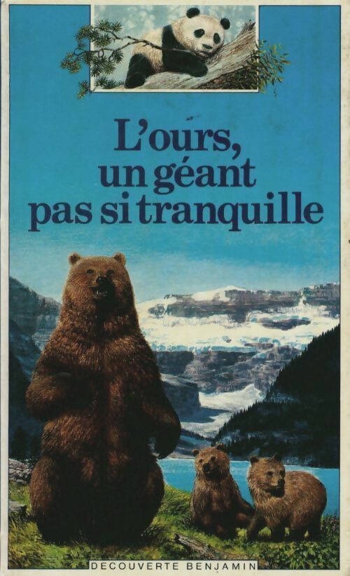 L'ours, un géant pas si tranquille - Pierre Pfeffer -  Découverte benjamin - Livre