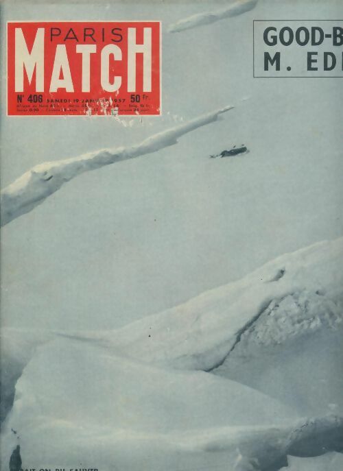 Livrenpoche : Paris Match n°406 : Good-bye M. Eden - Collectif - Livre