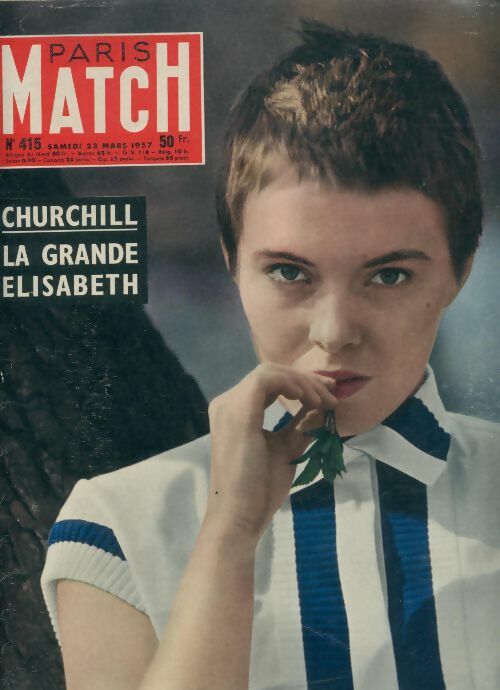 Livrenpoche : Paris Match n°415 : Churchill : la grande Elisabeth - Collectif - Livre