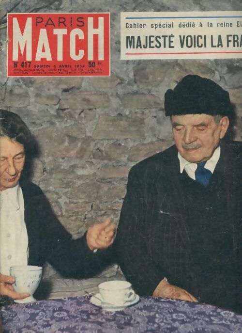 Livrenpoche : Paris Match n°417 : Majesté, voici la France - Collectif - Livre