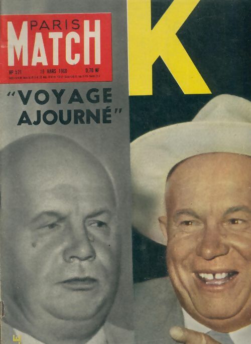 Livrenpoche : Paris Match n°571 : K : voyage journée - Collectif - Livre