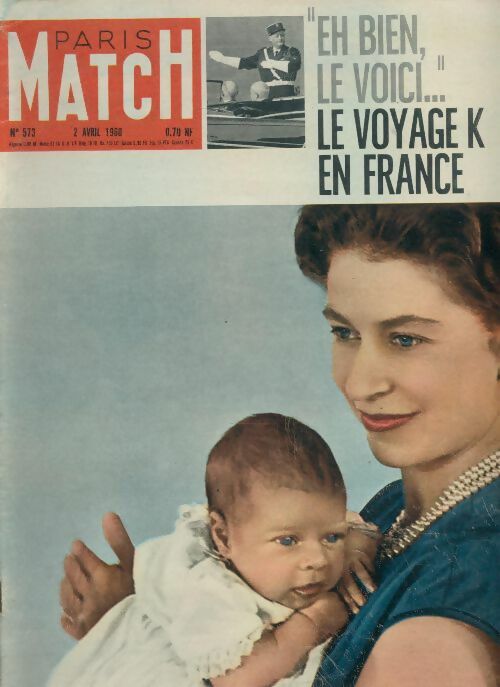 Livrenpoche : Paris Match n°573 : Le Voyage K en France - Collectif - Livre