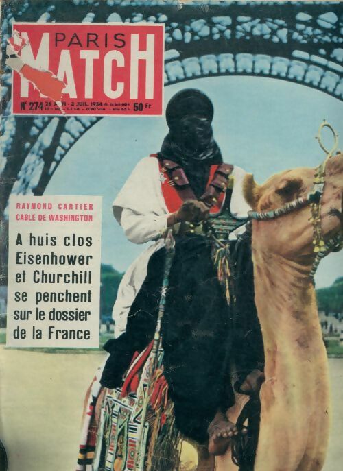 Livrenpoche : Paris Match n°274 : A huis clos Eisenhower - Collectif - Livre