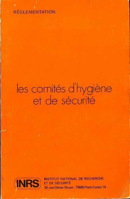 Livrenpoche : Les comités d'hygiène et de sécurité - Collectif - Livre