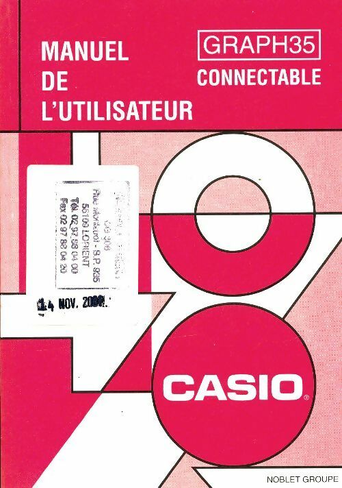 Livrenpoche : Graph 35 connectable manuel de l'utilisteur - Collectif - Livre