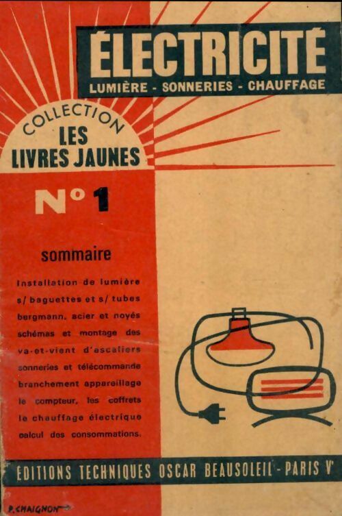 Livrenpoche : Electricité : Lumières, sonneries, chauffage - Oscar Beausoleil - Livre