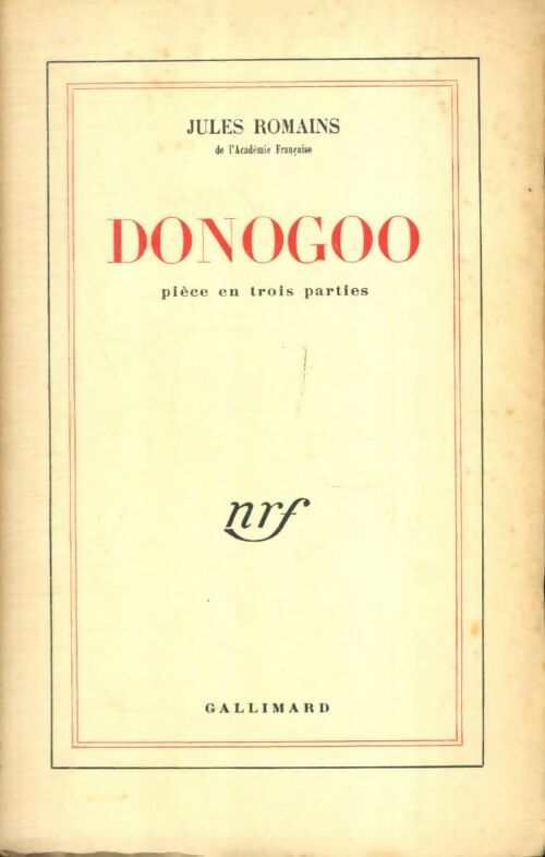 Livrenpoche : Donogoo - Jules Romains - Livre