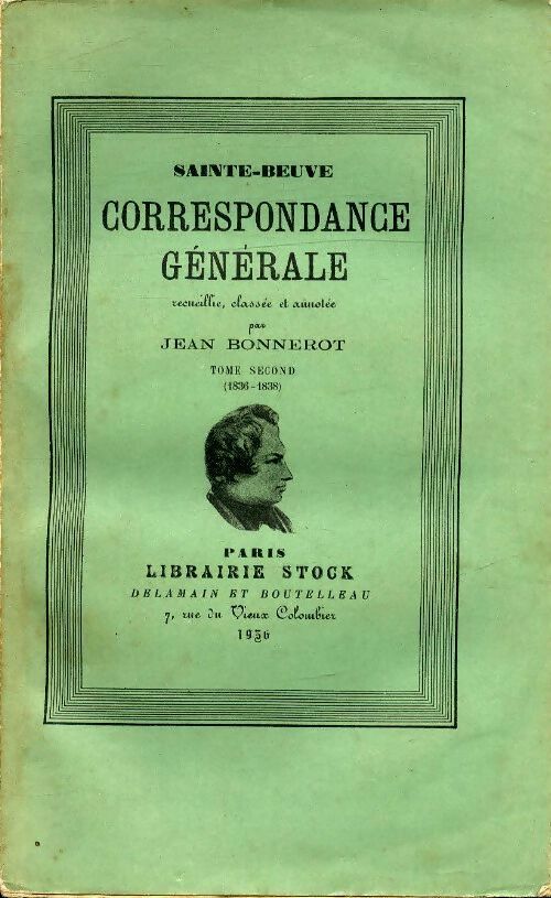 Livrenpoche : Correspondance générale Tome II - Charles-Augustin Sainte-Beuve - Livre