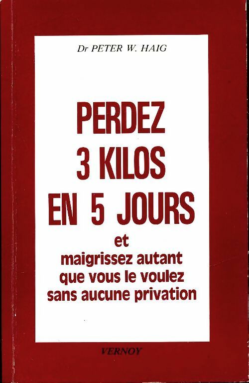 Livrenpoche : Perdez 3 kilos en 5 jours - W Peter - Livre