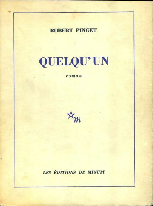 Livrenpoche : Quelqu'un - Robert Pinget - Livre