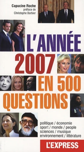Livrenpoche : L'année 2007 en 500 questions - Collectif - Livre