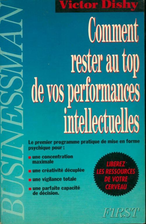 Livrenpoche : Comment rester au top de vos performances intellectuelles - Victor Dishy - Livre
