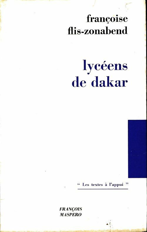 Livrenpoche : Lycéens de Dakar - Françoise Flis-Zonabend - Livre