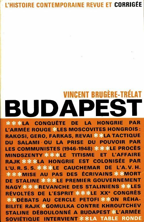 Livrenpoche : Budapest - Vincent Brugère-Trélat - Livre