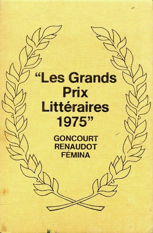 Livrenpoche : Coffret : Les grands prix littéraires 1975 : la vie devant soi / L'homme de sable / le maître d'heure - Collectif - Livre