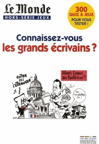 Livrenpoche : Connaissez-vous les grands écrivains ? - Collectif - Livre