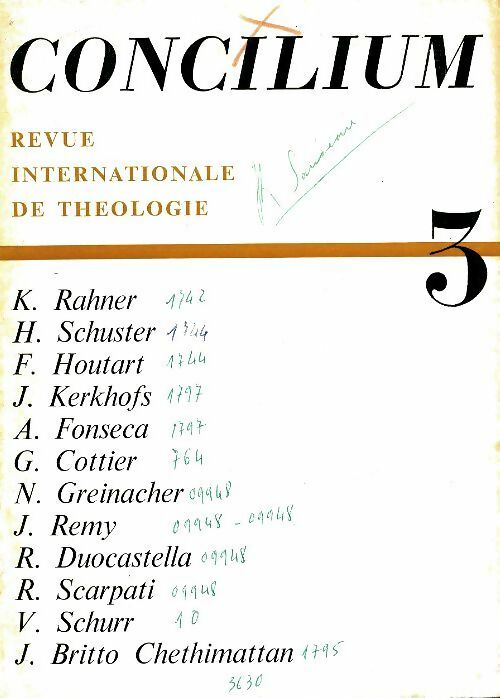 Livrenpoche : Concilium n°3 - Collectif - Livre