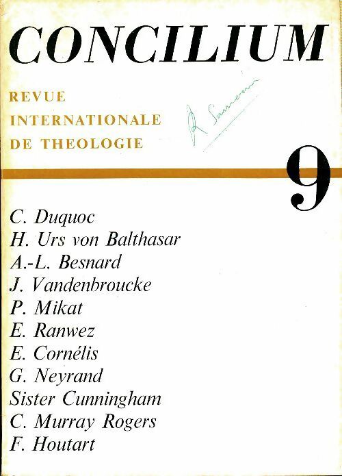 Livrenpoche : Concilium n°9 - Collectif - Livre