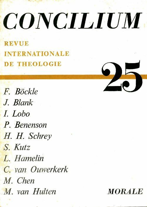 Livrenpoche : Concilium n°25 - Collectif - Livre