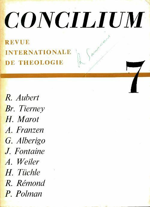 Livrenpoche : Concilium n°7 - Collectif - Livre