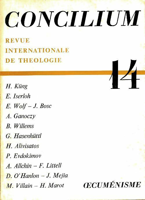Livrenpoche : Concilium n°14 - Collectif - Livre