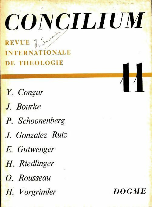 Livrenpoche : Concilium n°11 - Collectif - Livre
