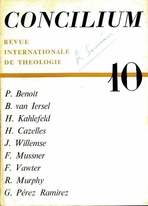 Livrenpoche : Concilium n°10 - Collectif - Livre