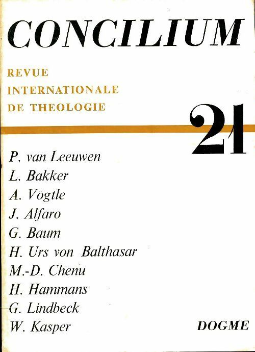 Livrenpoche : Concilium n°21 - Collectif - Livre