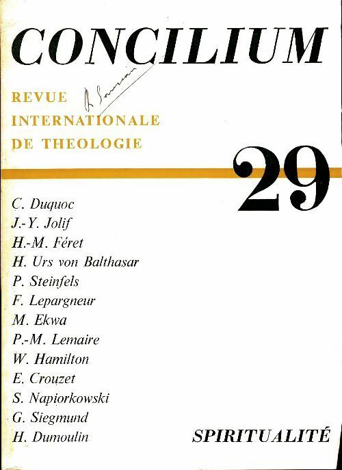 Livrenpoche : Concilium n°29 - Collectif - Livre
