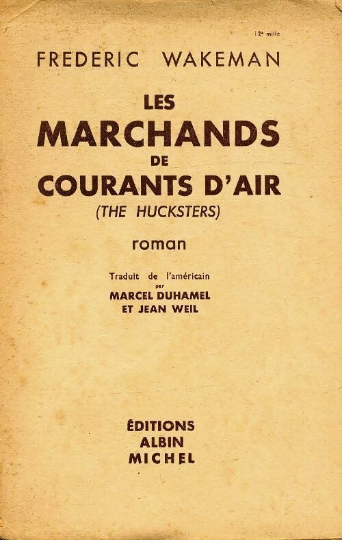 Livrenpoche : Les marchands de courants d'air - Frédéric Wakemans - Livre