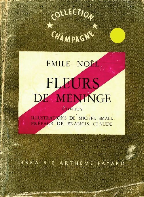 Fleurs de méninge - Emile Noël -  Champagne - Livre