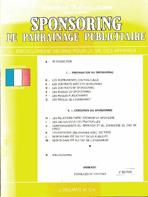 Livrenpoche : Sponsoring, le parrainage publicitaire - Collectif - Livre