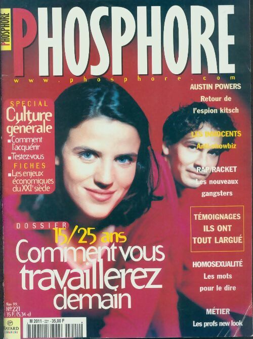 Livrenpoche : Phosphore n°221 : Comment vous travaillerez demain - Collectif - Livre