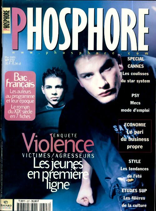 Livrenpoche : Phosphore n°227 : Violence - Collectif - Livre