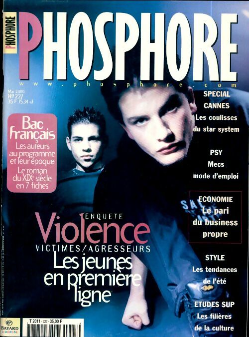 Phosphore n°227 : Violence - Collectif -  Phosphore - Livre