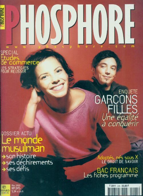 Livrenpoche : Phosphore n°245 : Enquête garçons filles - Collectif - Livre